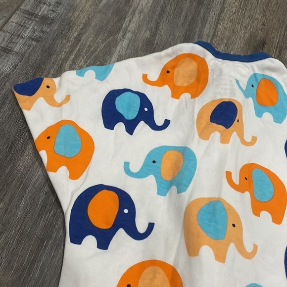 Sleeping Baby Zipadee Zip XS elephant print /love to dream blue newborn swaddle - Picture 8 of 11